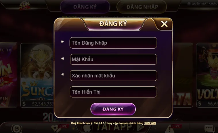 Hướng Dẫn Đăng Ký SunWin Thành Công Nhanh Chóng Cho Mọi Người Chơi