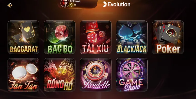 Khám Phá Đỉnh Cao Sòng Bài Với Evolution Livestream Tại Cổng Game SunWin