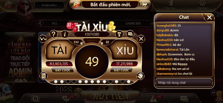 Minigame Tài Xỉu Tại SunWin Sân Chơi Cá Cược Đẳng Cấp Nhất