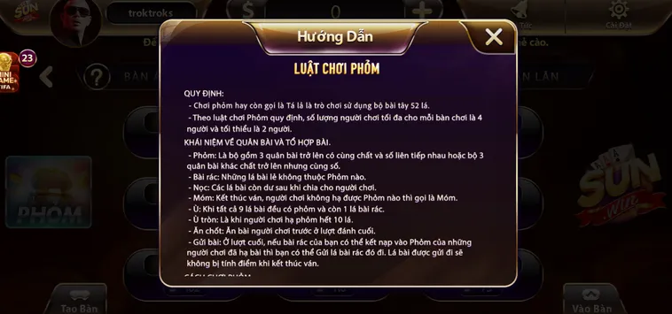 Phỏm Tại SunWin Trải Nghiệm Đánh Bài Đỉnh Cao Nhất Cho Mọi Người Chơi