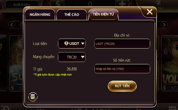 Rút Tiền Điện Tử Tại SunWin Siêu Tốc Độ Về Tài Khoản Ngân Hàng
