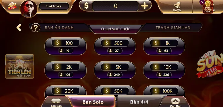 Hướng Dẫn Chơi Tiến Lên Miền Nam Tại SunWin Đẳng Cấp Thượng Lưu